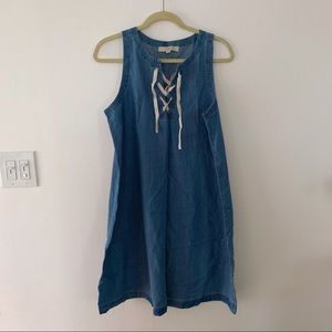 LOFT Chambray Dress